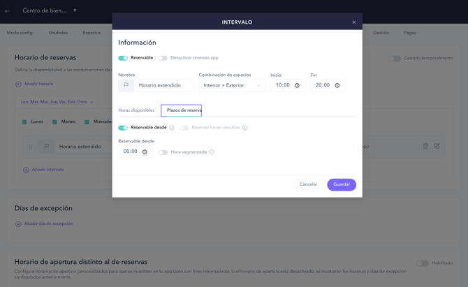 How to set up the PRO booking system for a spa-APPOINTMENT 08ES