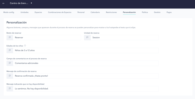 How to set up the PRO booking system for a spa-APPOINTMENT 10ES