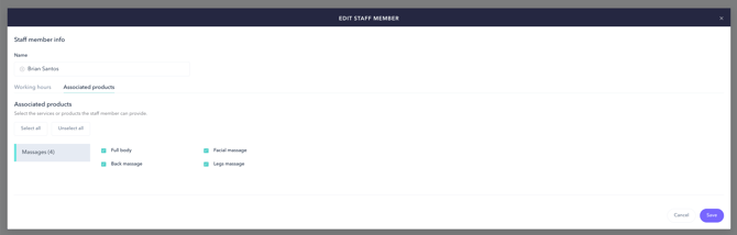 How to set up the PRO booking system for a spa-APPOINTMENT 14EN