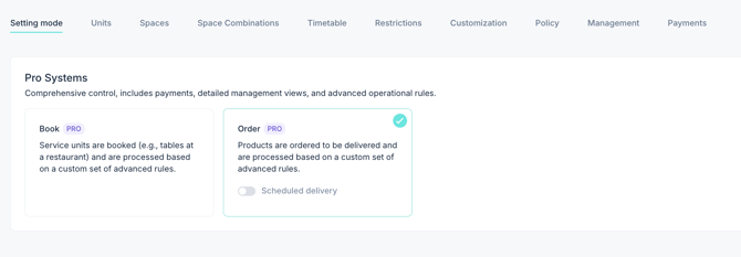 How to set up the PRO ordering system for a restaurant_01EN