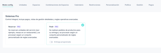 How to set up the PRO ordering system for a restaurant_01ES