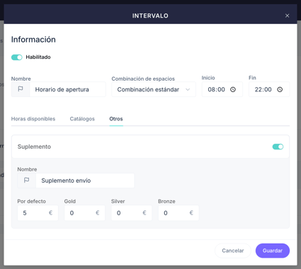 How to set up the PRO ordering system for a restaurant_Supplement_ES