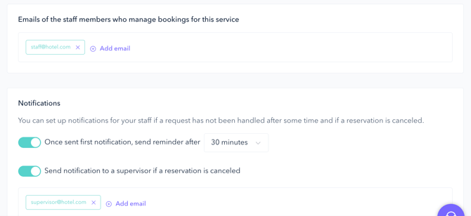 How to set up the on-demand booking system for a restaurant 07EN