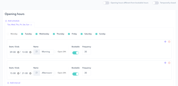 How to set up the on-demand booking system for a spa 02EN