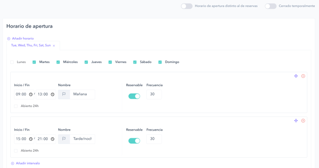 How to set up the on-demand booking system for a spa 02ES