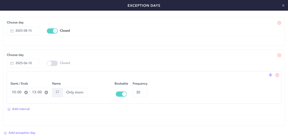 How to set up the on-demand booking system for a spa 05EN