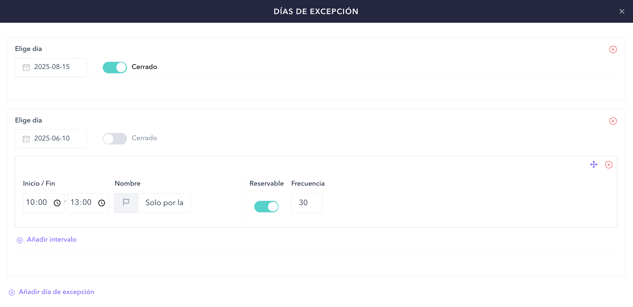 How to set up the on-demand booking system for a spa 05ES