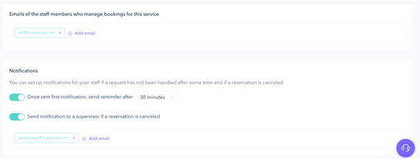 How to set up the on-demand booking system for a spa 07EN