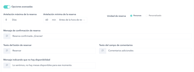 How to set up the quota-based booking system for a restaurant03ES