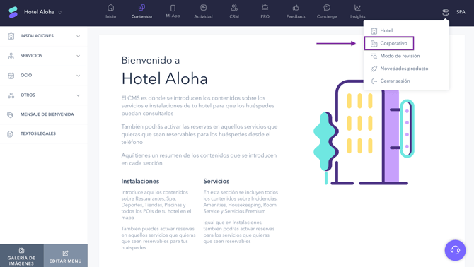 How to create a legal notice and attach it to a kids club_02ES