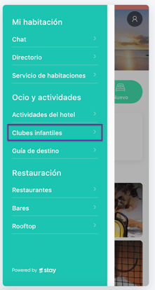 How to make a kids club visible on the app front page_01ES