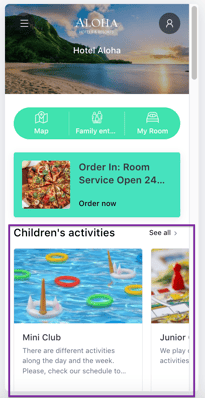 How to make a kids club visible on the app front page_02EN