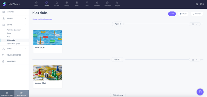 How to organize kids clubs using categories_01EN