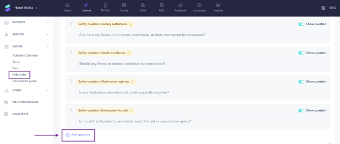 How to set up the registration process for a kids club_03EN