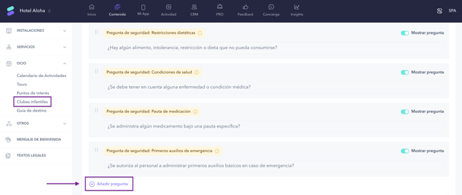How to set up the registration process for a kids club_03ES
