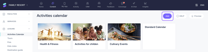 create an activities calendar_01EN