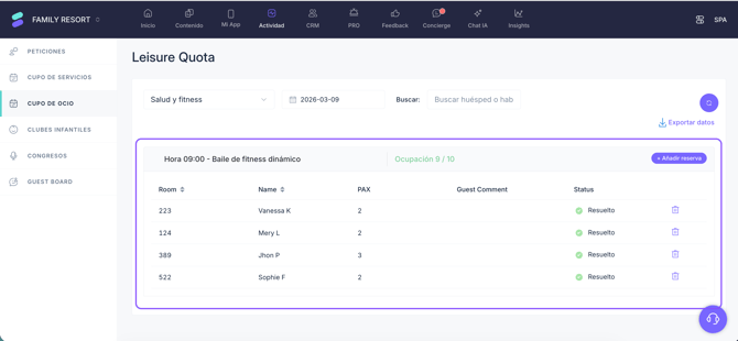 manage activities calendar bookings with the quota-based booking system_02ES