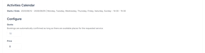 quota-based booking system for an activity_02EN