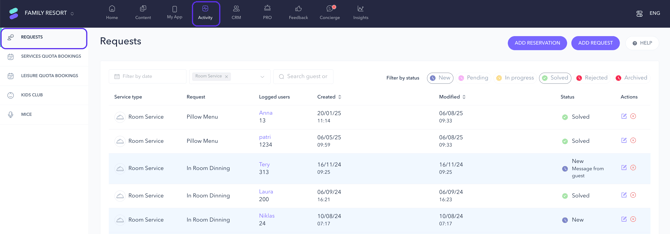Manage RS requests ondemand 01EN