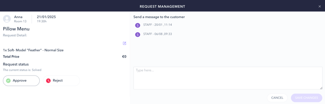 Manage RS requests ondemand 02EN